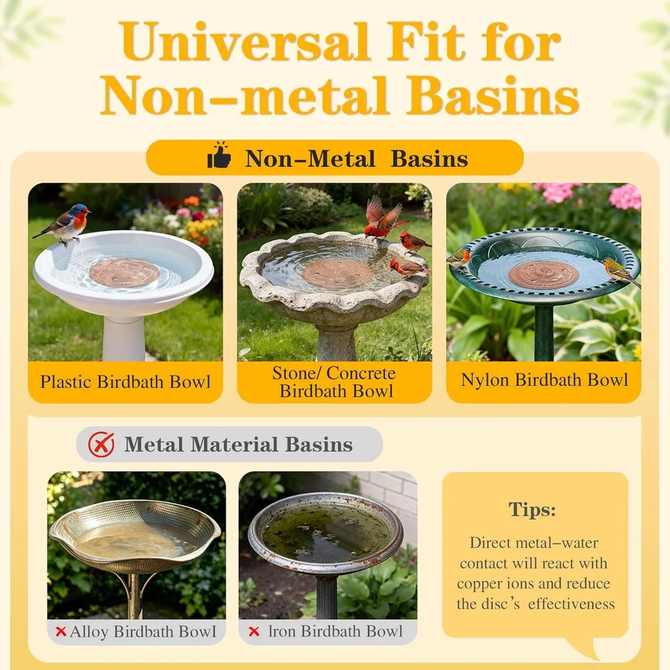 Copper Disc For Birdbaths
